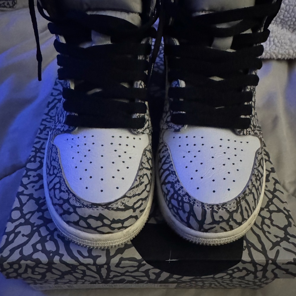 Black and White Patterned Sneakers